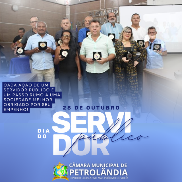 28 de Outubro - Dia do Servidor Público
